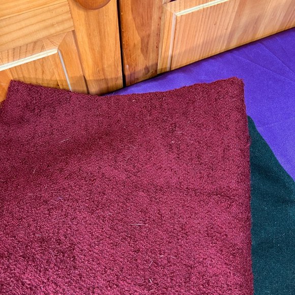 📌2 Beautiful Fabrics to Sew a Jacket, Short Coat..  Blackberry Red & Pine Green - Picture 9 of 14